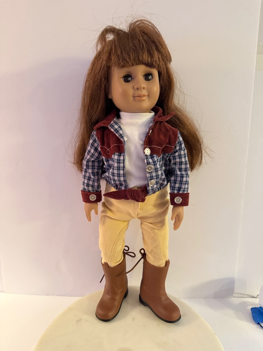 Western country cowgirl doll made by Battat from 1998.